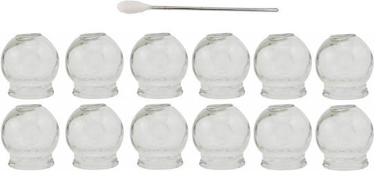 Tcm Poland Glass Fire Suction Cups No.1 30mm Set 12