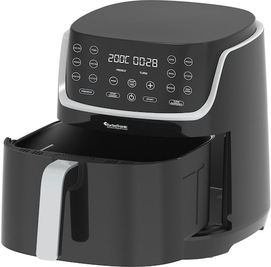 Turbotronic Air Fryer 8lt Μαύρο TT-AF13D