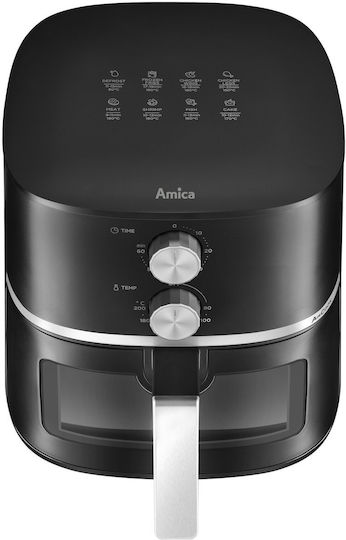 Amica Air Fryer 5.5lt Μαύρο 2090716