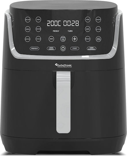 Turbotronic Air Fryer 8lt Μαύρο TT-AF13D