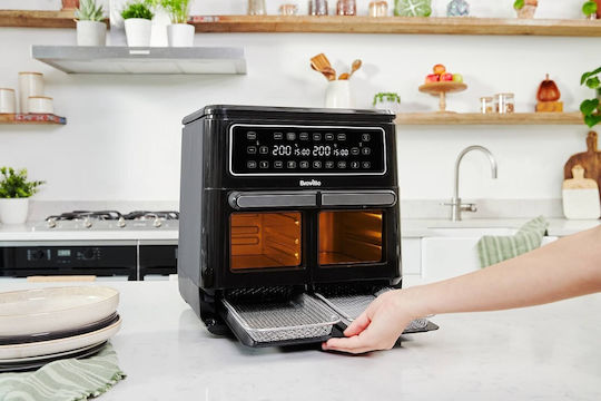 Breville Air Fryer with Double Detachable Bucket 11lt Black 2085267