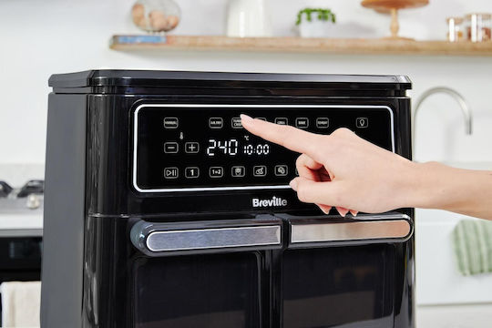 Breville Air Fryer with Double Detachable Bucket 11lt Black 2085267