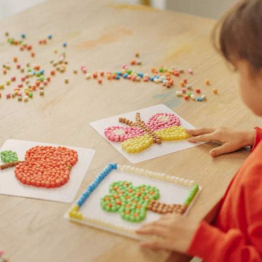 Playmais Mosaic Σφουγγαράκια Καλαμπόκι & 6τεμ Κενές Κάρτες Αυτοσχεδιασμό 3+ Ετών 160972
