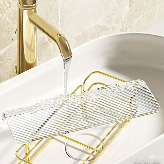 Tabletop Organizer Metallic Gold