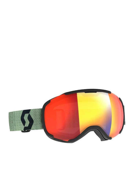 Scott Faze II Goggle 271816 Μάσκα Σκι & Snowboard Ενηλίκων Πράσινη με Φακό σε Πράσινο Χρώμα