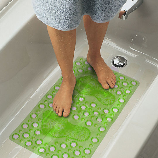 Alista Home Antiderapant pentru cadă cu ventuze Verde 37x68εκ.