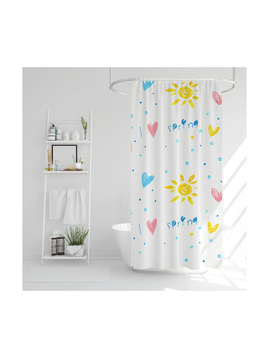 Alista Home Perdea de Baie 180x180cm Multicoloră