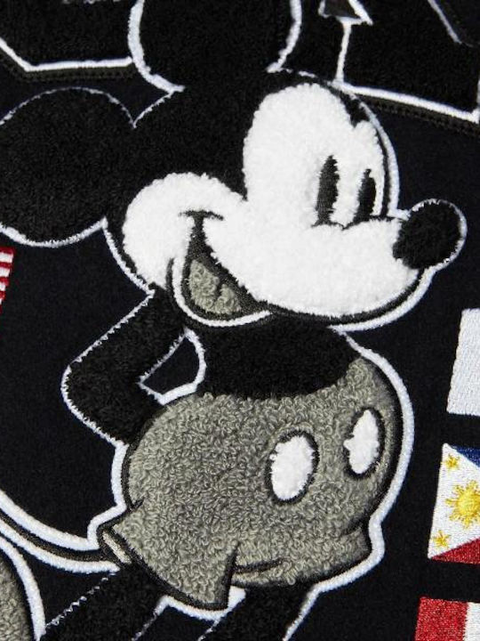 Disney Mickey Mouse Worldwide Tour College Jacket Navy