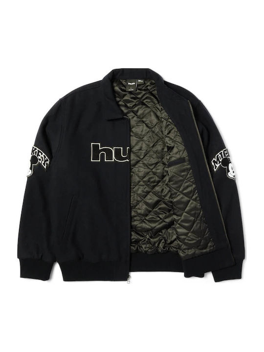 Disney Mickey Mouse Worldwide Tour College Jacket Navy