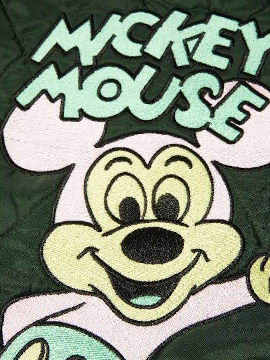 Disney Mickey Mouse Μπουφάν Puffer Forest Green