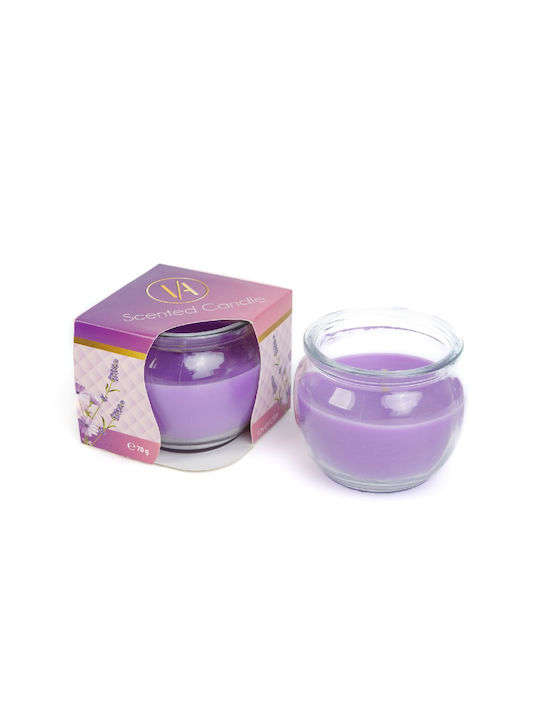 Alista Home Lumânare Aromatică în Borcan cu Miros de Lavandă 70gr