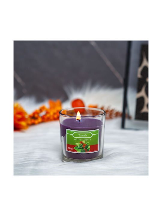 Alista Home Lumânare Aromatică din Soia în Borcan cu Miros de Rodii de Rodie 120gr