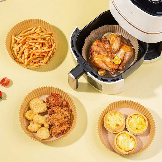 Alista Home Hârtii de Copt Antiaderente pentru Air Fryer 20x20cm 50 Bucăți