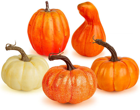 Autumn Decoration – Decorative Pumpkins – 6 Designs – Plastic