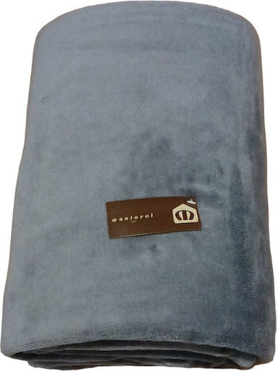 Manterol Casa Chic Colour 001 Pătură Spania Polar Fleece Simplă 170x230 cm