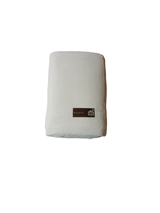 Manterol Casa Chic Colour 001 Blanket Spanish Fleece Single 170x230cm