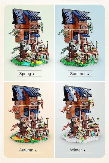 Jamara CaDA Baumhaus Building Blocks for 14+ Years 1155 Pieces