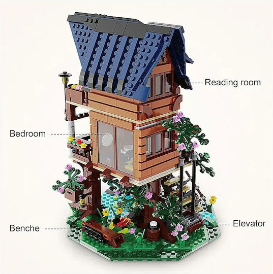 Jamara CaDA Baumhaus Building Blocks for 14+ Years 1155 Pieces
