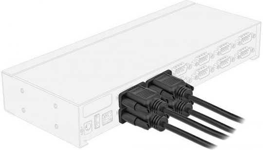 Serielles PS/2-Kabel Delock Serial Nullmodem D-sub9 0,5m F St-Gehäuse
