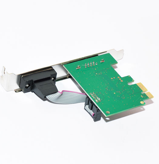 Κарта PCIe в 2 порта RS232 DB9 Сериен Serial
