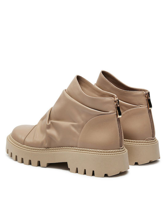 Ghete Dama Ankle Bej