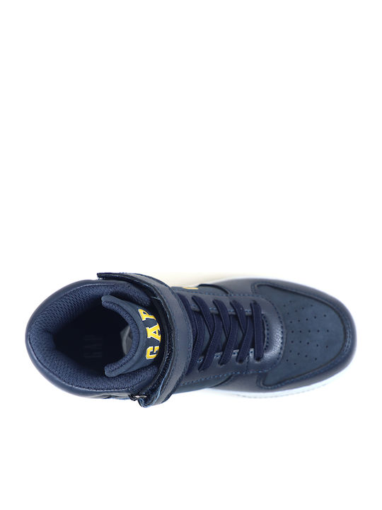 Kids Sneakers High Anatomic with Scratch Navy Blue
