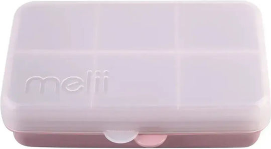 Melii Cutie De Prânz Din Plastic Roz Cu Compartimente 114ml