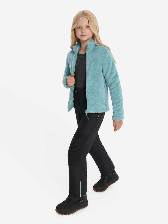 Kids Cardigan Fleece Blue