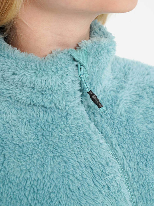 Kids Cardigan Fleece Blue