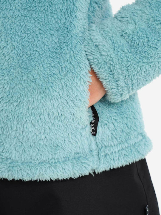 Kids Cardigan Fleece Blue