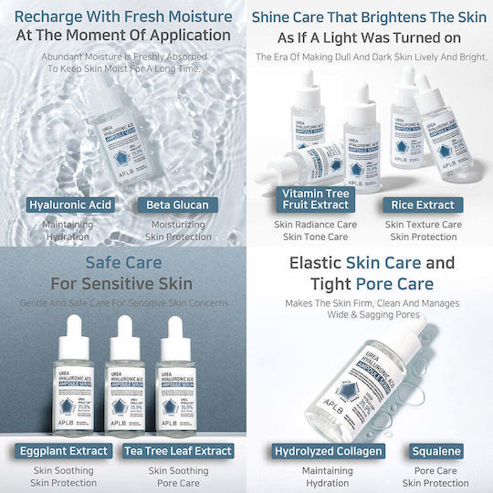 APLB Urea Hyaluronic Acid Moisturizing Serum Face with Hyaluronic Acid 40ml