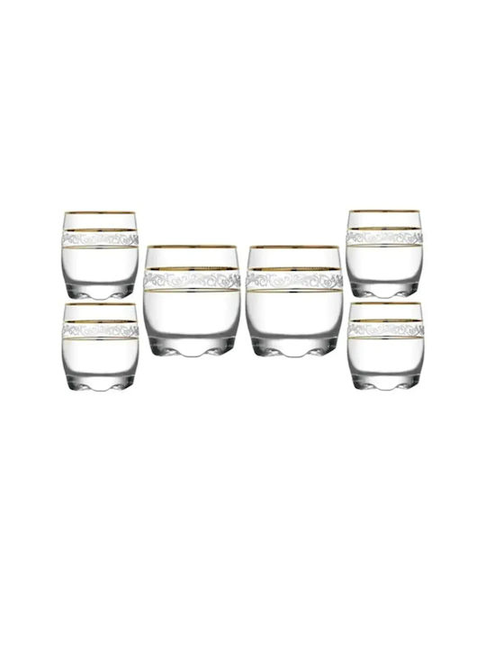 Set de pahare din Sticlă 80ml 6buc