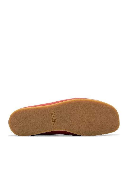 Wallabee Evo Suede Ανδρικά Μοκασίνια σε Κόκκινο Χρώμα