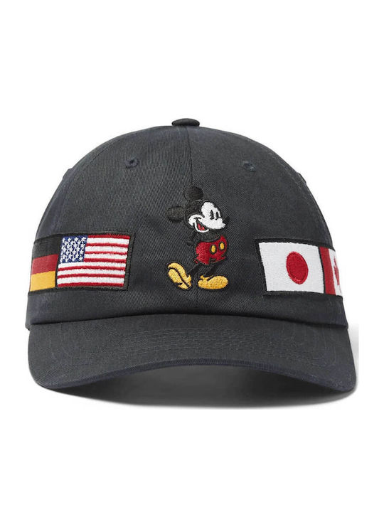 HUF X Disney Mickey Mouse Worldwide Tour Snapback Cap Navy