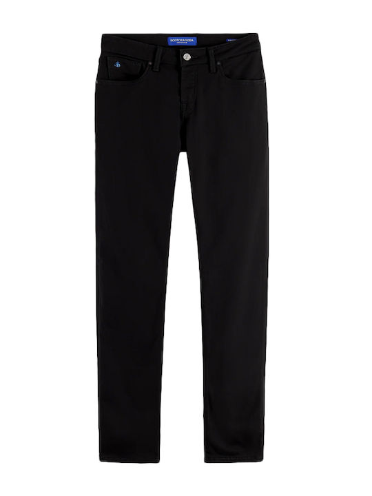 Core Ralston Men's Jeans Pants Elastic with Slim Fit Black