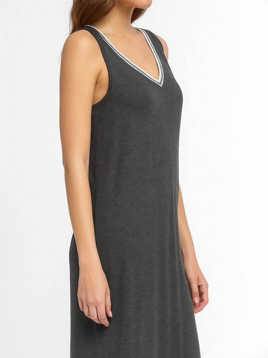 Pen-ky Summer Women's Nightgown Gray