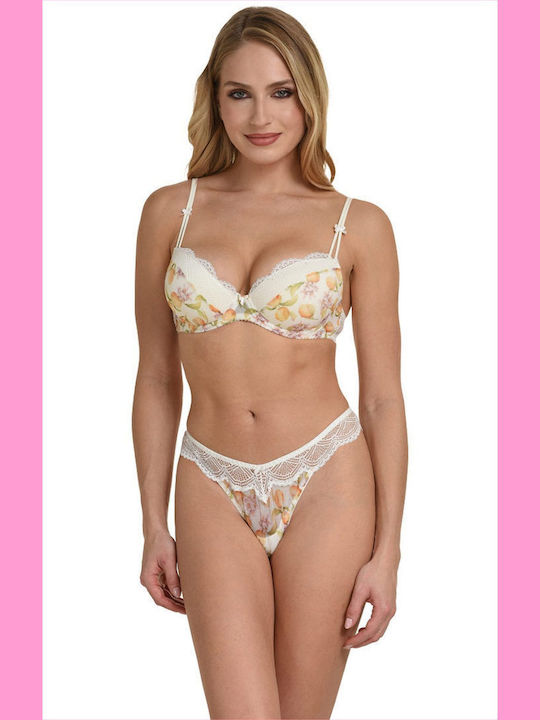 Women's Brazil with Lace White