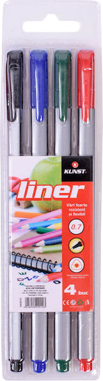 Kunst Στυλό Ballpoint 4τμχ