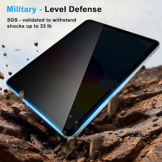 Folie Tempered Glass Privacy Pentru Apple iPad A16 11 Inch 2025 10.9 Inch 2022 Sticlă Securizată