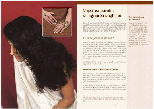 Henna - Pictura Corporala, Vopsirea Parului, Utilizari Terapeutice - Norma Weinberg