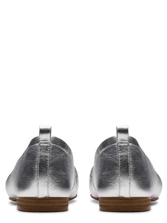Leather Ballerinas Fawna Silver