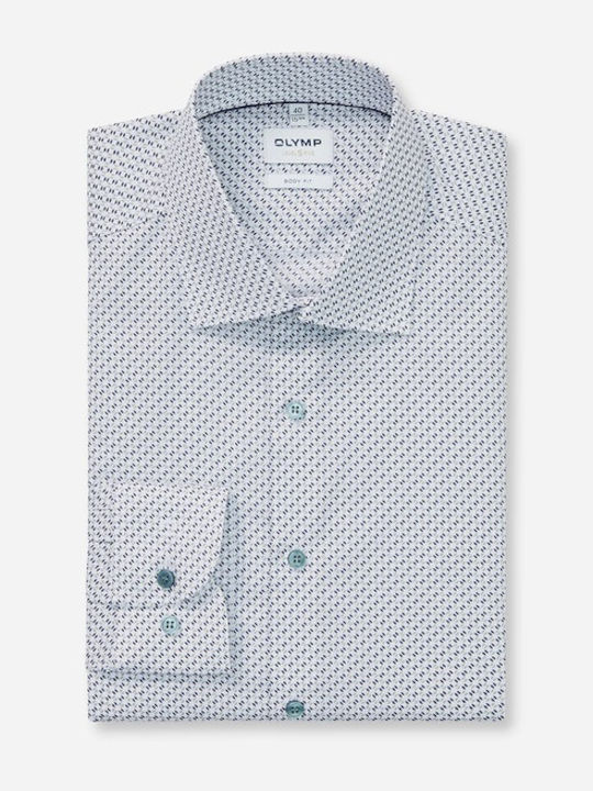 Body Fit Long-sleeved Shirt White