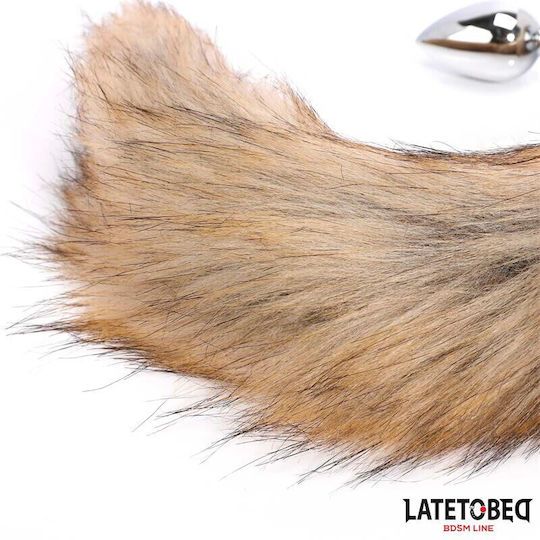 LateToBed Dop Anal Argintie 7cm