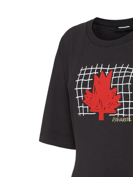 Γυναικείο T-shirt Κοκκινο, Λευκο, Μαυρο
