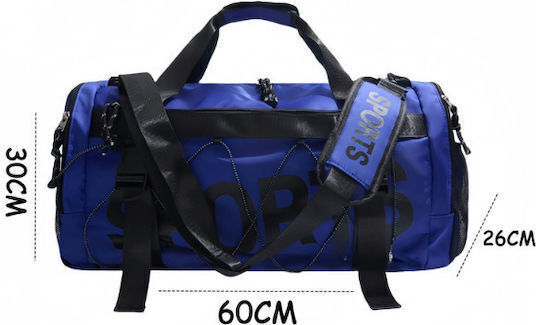 Playful Bags Sack Voyage Electric Blue Fabric L60xW26xH30cm