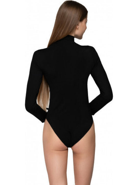 Micro Touch Comfort Ζιβάγκο Κορμάκι Μακρύ Μανίκι Μαυρο