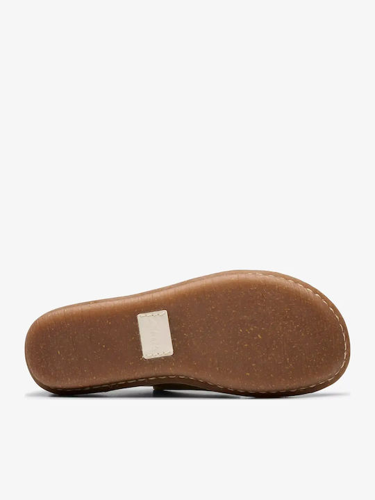 Women's Leather Slip-Ons Beige