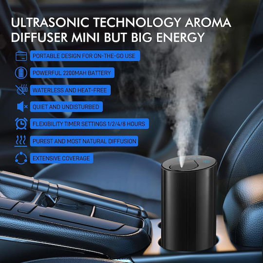 Dispozitiv De Difuzie A Uleiurilor Esențiale Pentru Aromatizarea Camerei 30m2 atmo Spirit Negru Cadou Primul Parfum Netprofessional