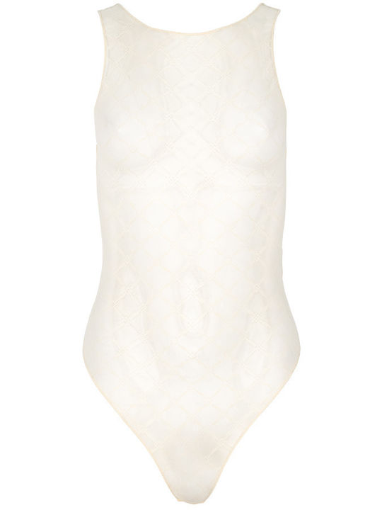 Дамско боди Elisabetta Franchi от жакардов тюл Bo02051e2 680250