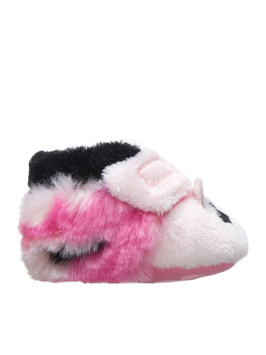 UGG Βρεφικά Παντοφλάκια Αγκαλιάς Ροζ Panda